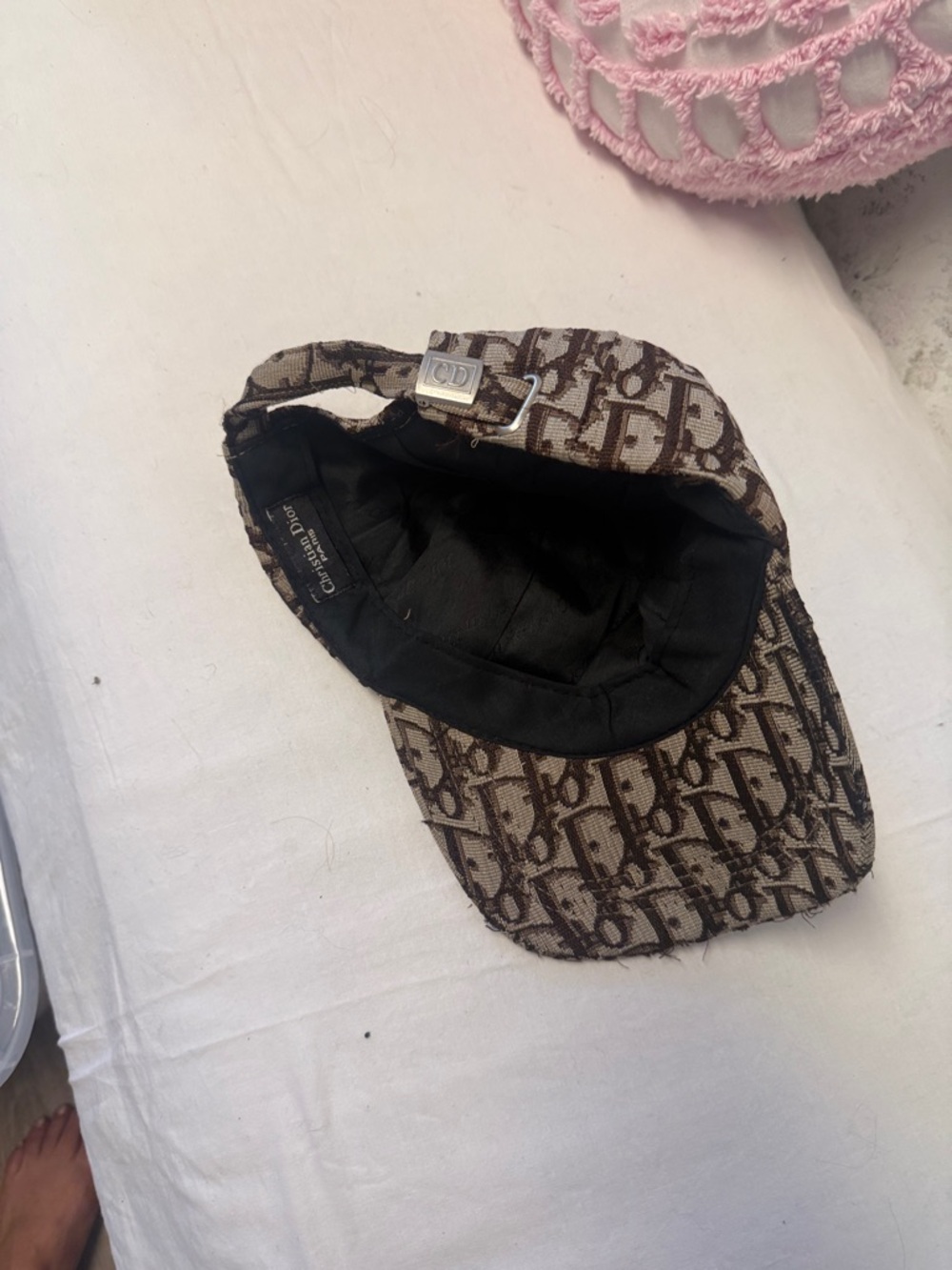 Christian Dior Monogram Baseball Cap in Brown